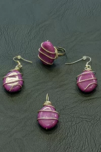 Csíkos levendula szett