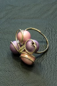 Négy gyöngy gyűrű