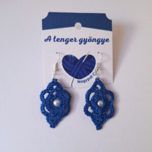 Horgolt fülbevaló - A tenger gyönyge