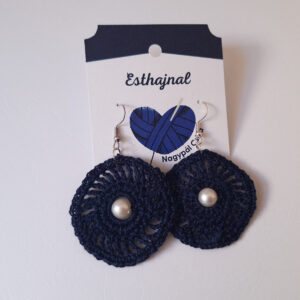 Horgolt fülbevaló - Esthajnal